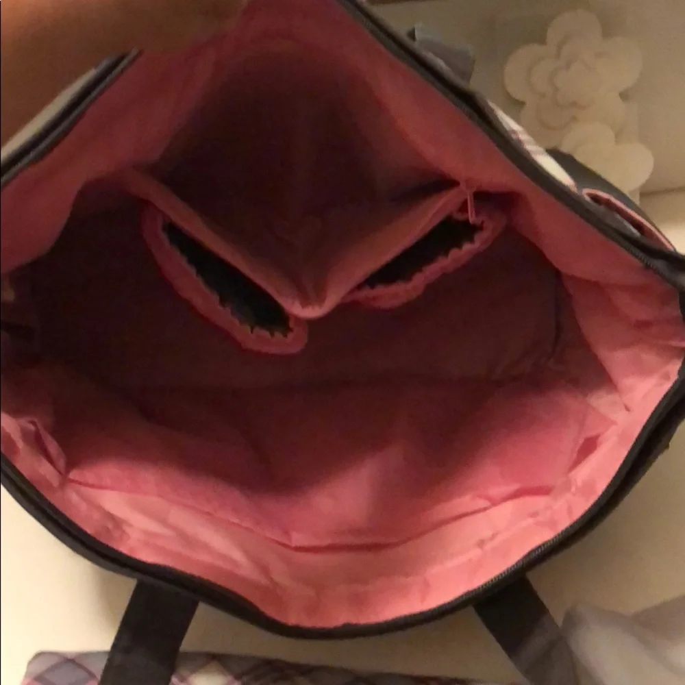 Eddie Bauer pink and brown baby 👶 bag - Picture 8 of 8